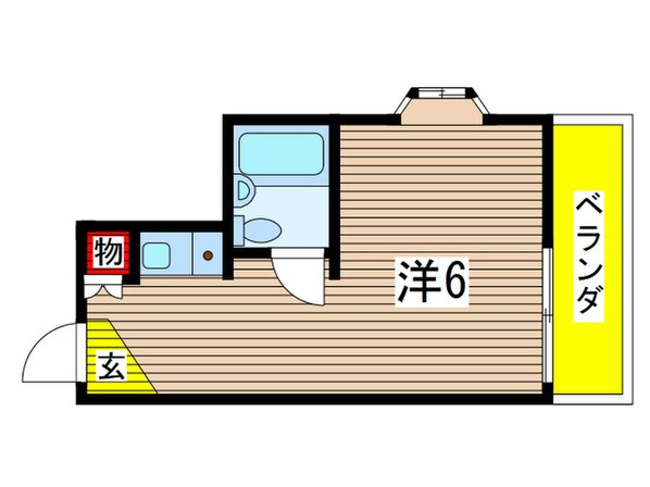 ナイスビュー山手の物件間取画像